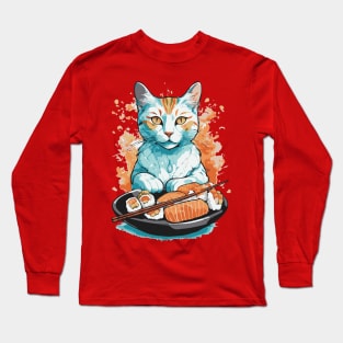 Sushi Cat Long Sleeve T-Shirt